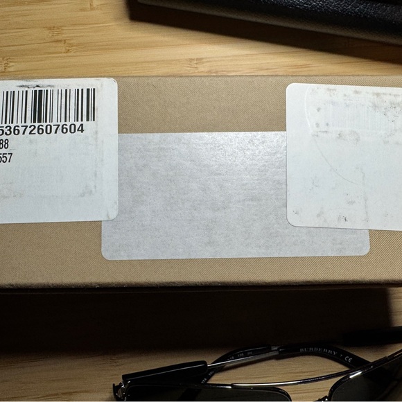 Burberry Black Sunglasses with Dark Lenses OBE3088 - Picture 2 of 5